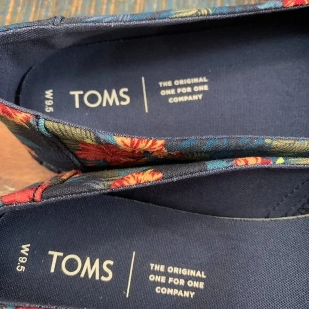 TOMS Women's Alpargata Espadrille – Size 9.5 Lightweight Canvas Slip-On